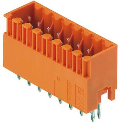 Weidmüller Stiftgehäuse-Platine B2L/S2L 3.50 in Orange, 16 Polzahl, Rastermaß 3.50 mm, 60 Stück - Bild 1