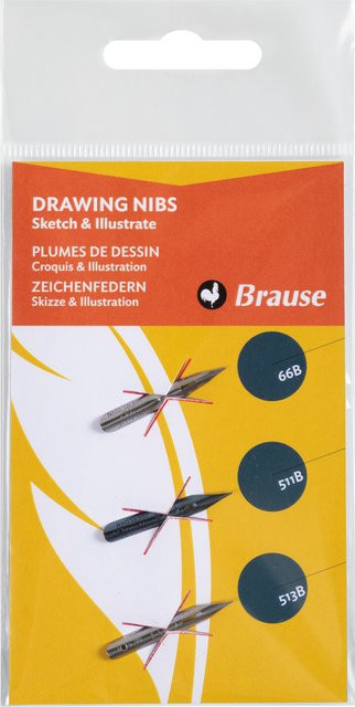Brause Zeichenfedern Set für Skizzen und Illustrationen für Profis - Bild 1