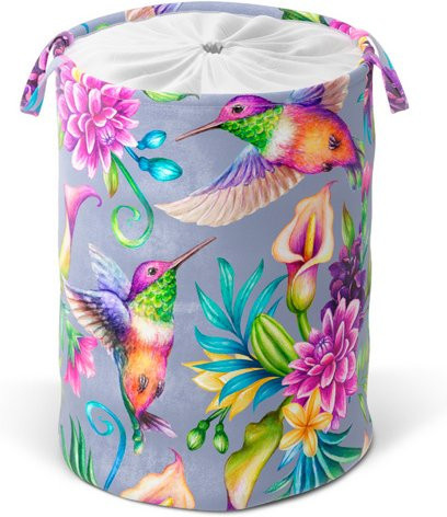 Sanilo Wäschekorb Kolibri, bunt, rund, 60 l - Bild 1