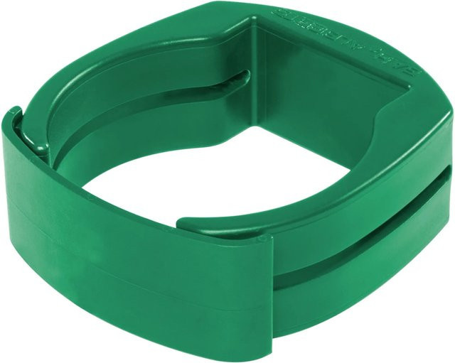 GAH Alberts Fix-Clip Pro Befestigungs-Set für Maschenzäune, runde Klemme aus Kunststoff, Grün, Durchmesser: 60 mm - Bild 1