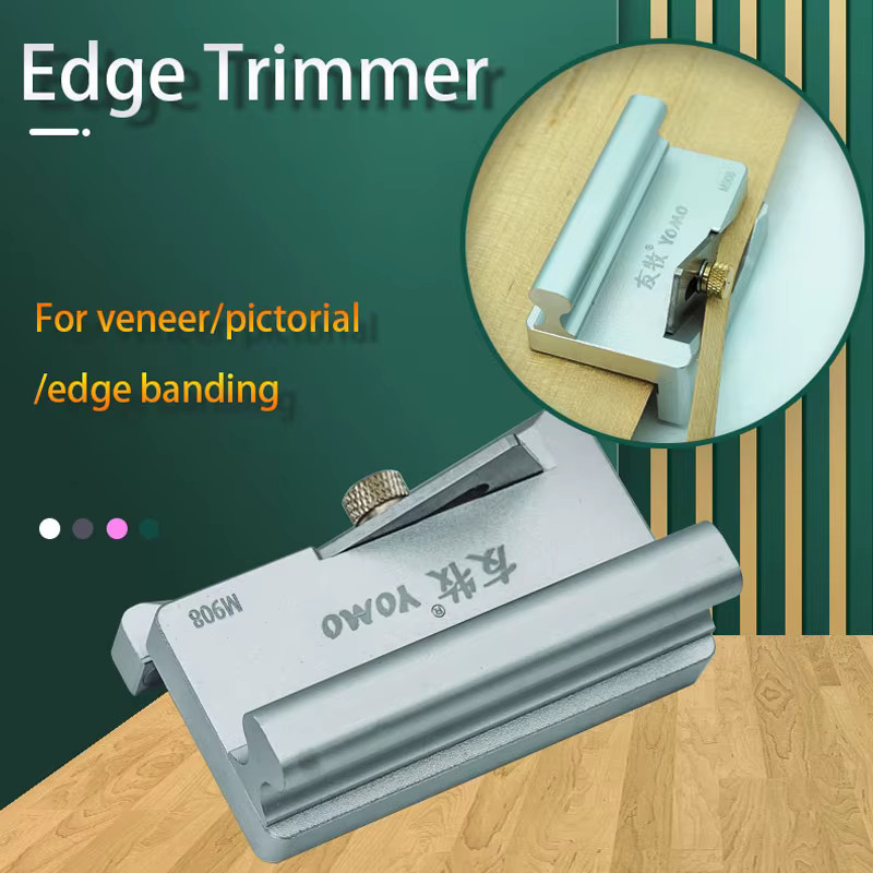 YOMO Tragbares manuelles Kantentrimmer-Werkzeug aus Aluminiumlegierung für Holzfurnier und Zimmerei - Bild 4