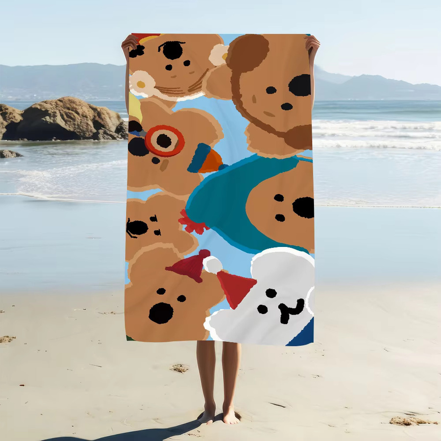 Korea D-Dinotaeng Quokka Handtuch schnelltrocknend Multicolor - Bild 2