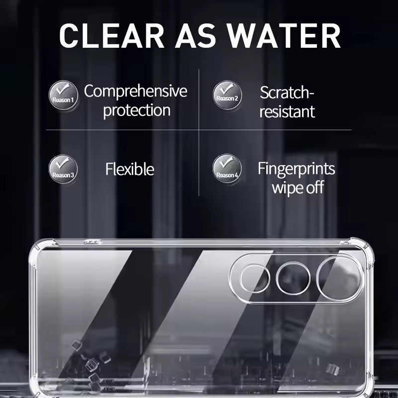 Transparente Handyhülle aus weichem TPU-Silikon für Vivo V50 Lite 4G und Vivo V50 5G - Bild 2