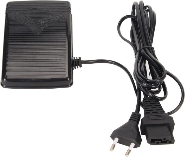 GoolRC Nähmaschinen-Fußschalter mit 2 Meter Kabel und EU-Stecker in Grau oder Schwarz - Bild 1