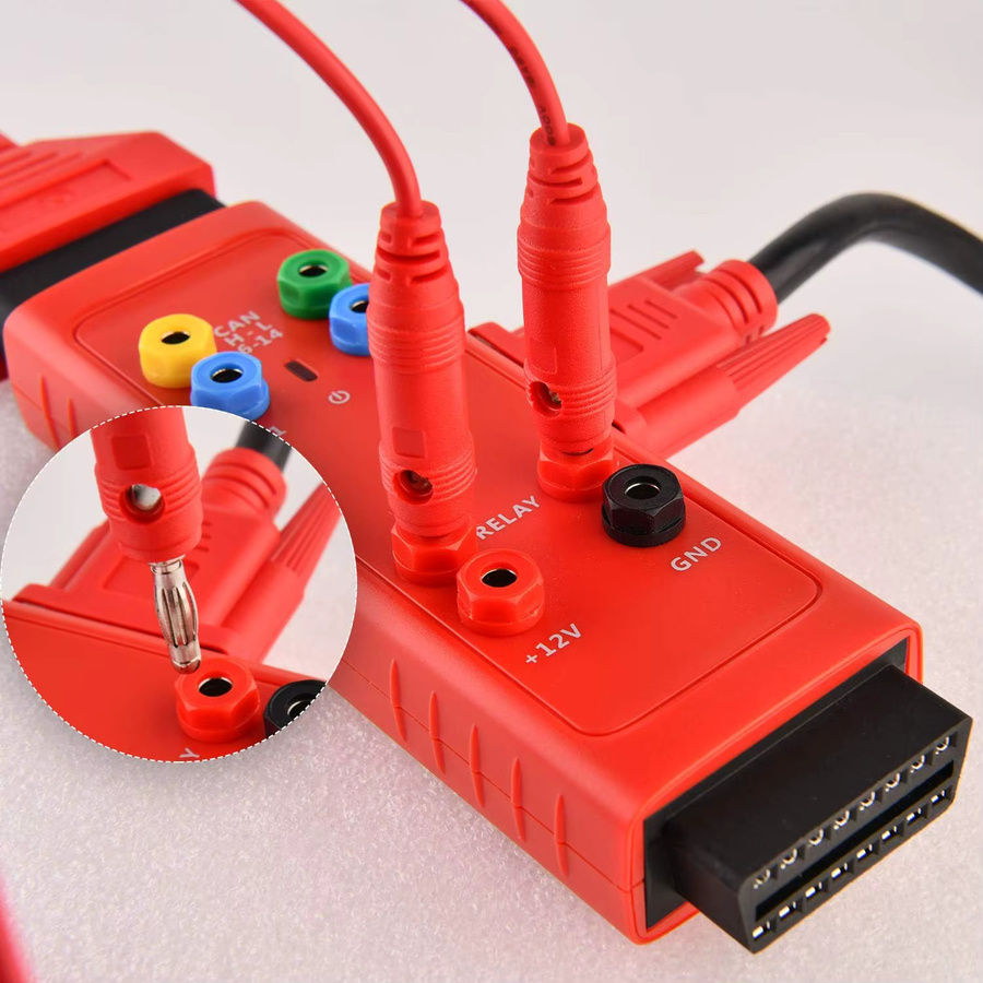 Autel G-BOX3 Auto-Schlüsselprogrammier-Adapter in Rot für Mercedes-Benz und BMW mit Schreibmodus, Boot-Modus und Bench-Methode - Bild 3
