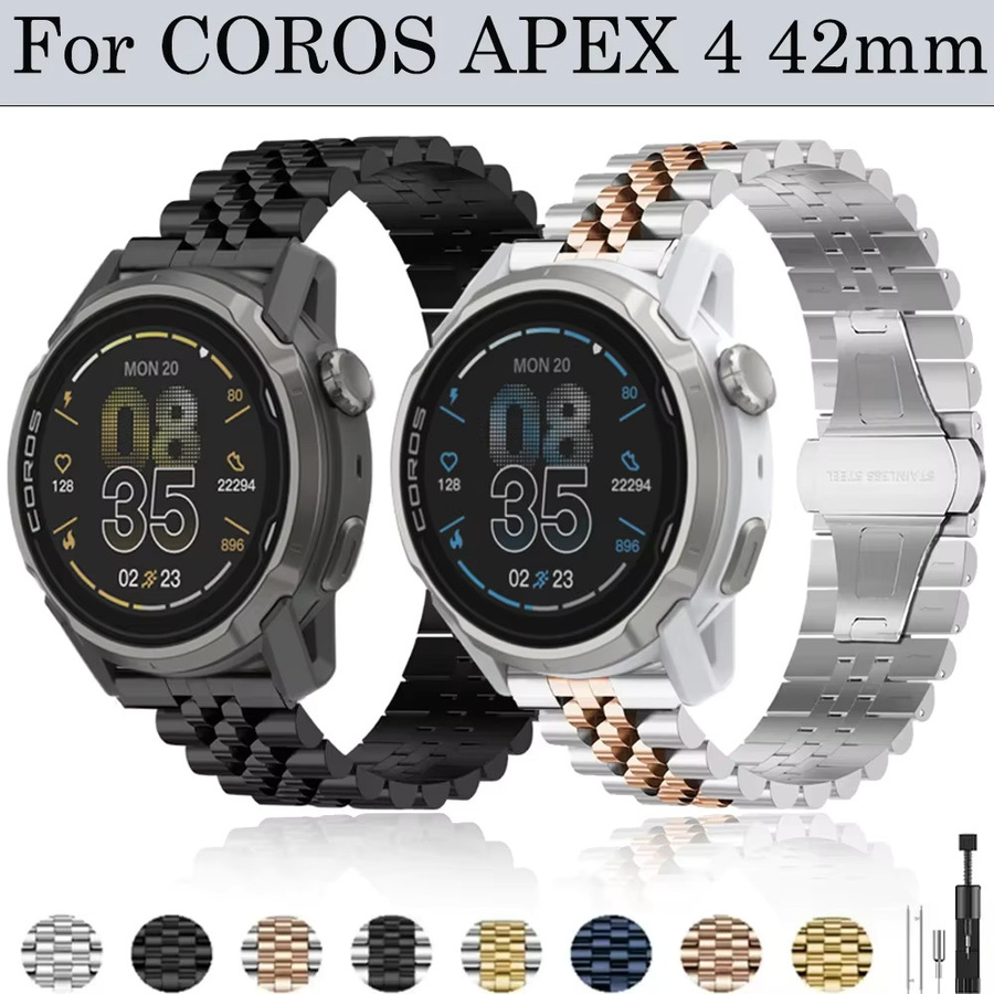 COROS Uhrenarmband Edelstahl, 22 mm, Unisex - Bild 4