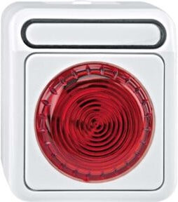 Merten AQUASTAR Lichtsignal E14 Zubehör, Lichtgrau/Rot - Bild 2