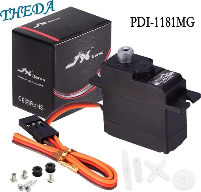 JX Servo PDI-1181MG Digital-Servo für WLtoys 144001 WPL RC Auto Hubschrauber Flugzeug - Bild 1