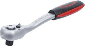 BGS Do it yourself Umschaltknarre feinverzahnt 12,5 mm in Silber - Bild 1