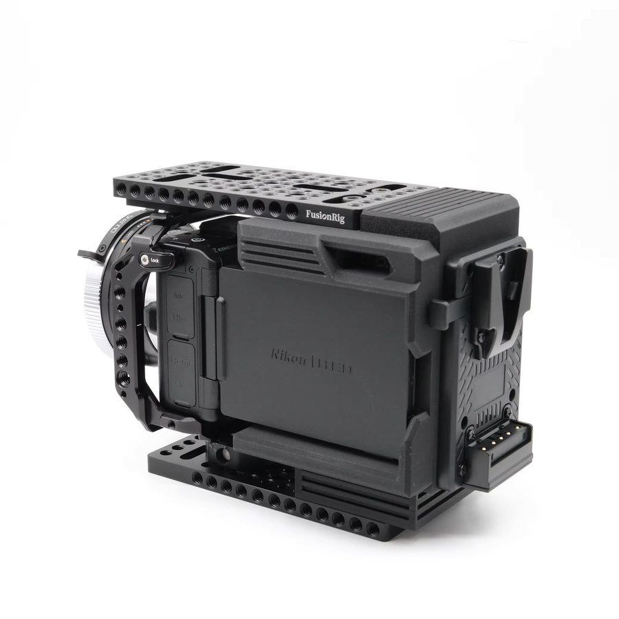 FusionRig Erweiterungsmodul für Nikon ZR Kamerakäfig in Schwarz - Bild 2