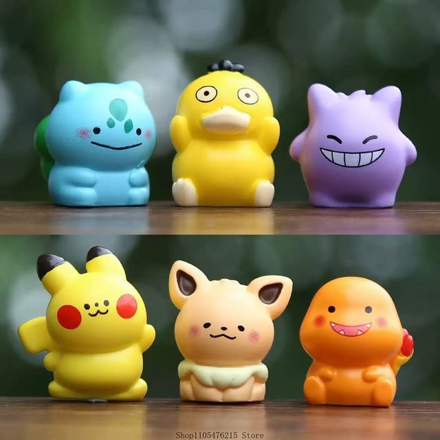 Potdemiel Pokémon Chibi-Figur, Einzelfigur, Kunststoff, Bunt / Mehrfarbig - Bild 1