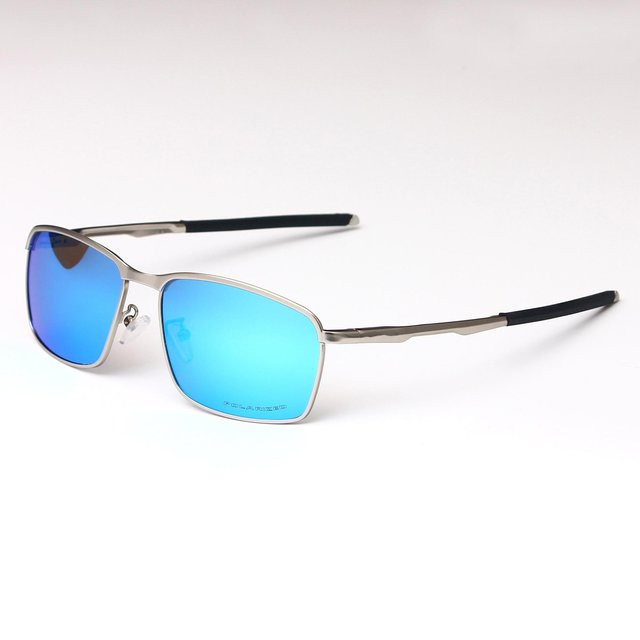 Binchi Outdoor Equipment Sportsonnenbrille, Metall, polarisiert, blau, Unisex - Bild 1