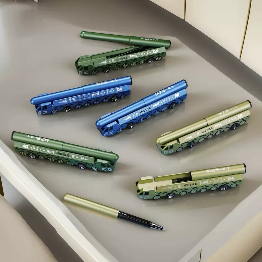 Kreativer Intercontinental Missile Fighter Hubschrauber Gelstift in Mehrfarbig für Stressabbau und Simulation - Bild 2