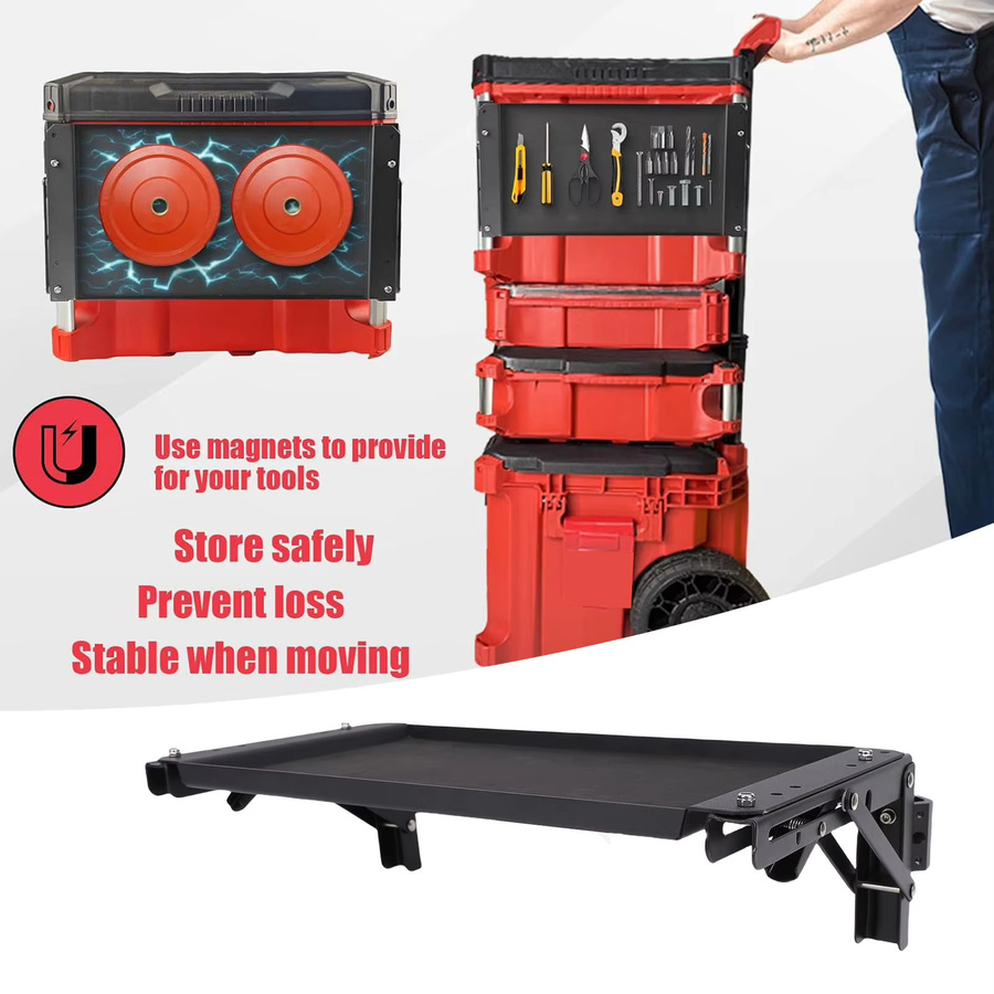 Milwaukee Klappbarer Magnettisch für Packout Toolbox, Schwarz - Bild 6
