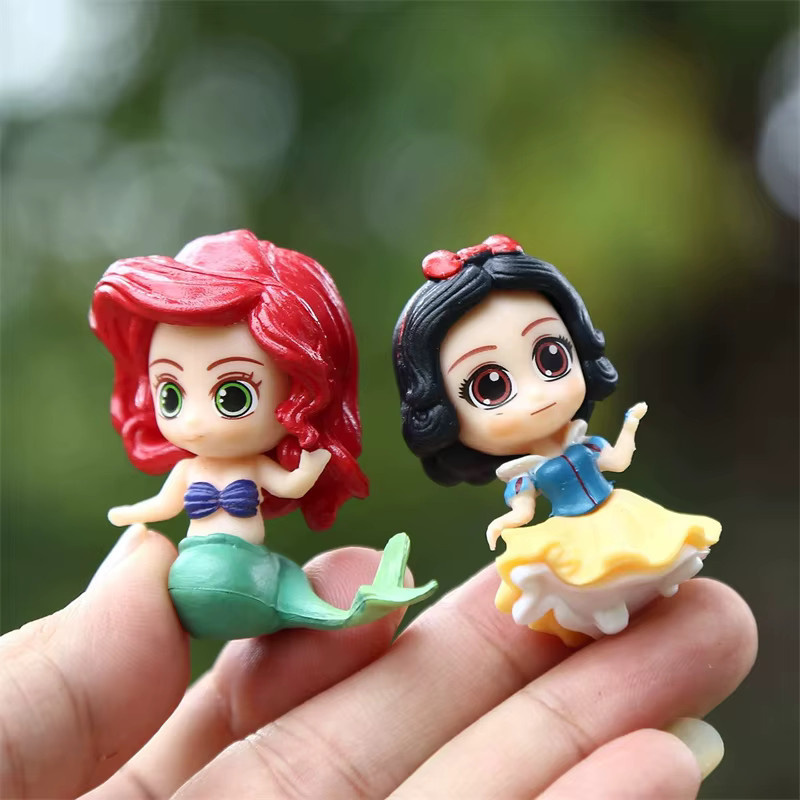 Disney Prinzessin Belle Ariel Rapunzel Schneewittchen, Figuren, 7-teiliges Set - Bild 3