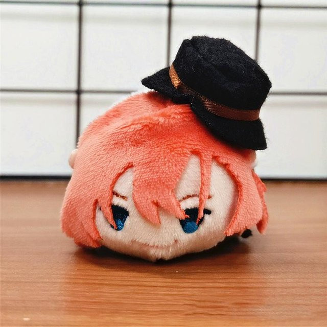 Yiran toy Anime Anhänger Plüschpuppe, 9cm, Nakahara Chuuya Dazai Osamu Ryunosuke, Schlüsselanhänger - Bild 1