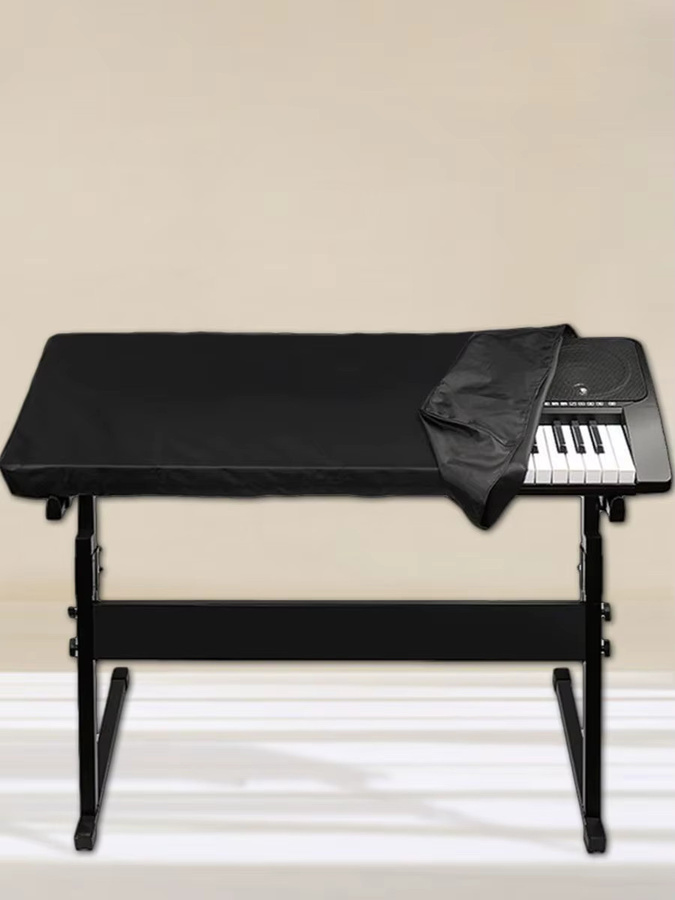 Willstar Staubdichte Klavierhülle für 61/88 Tasten elektronische Tastatur und Digitalpiano, wasserdichte Tasche, Schwarz - Bild 7