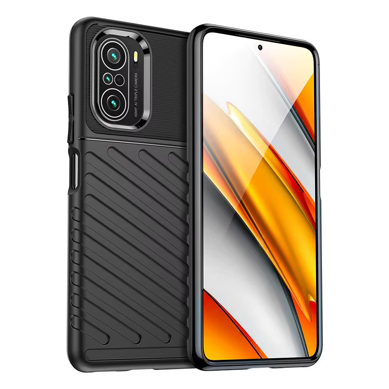 Stoßfeste Silikon Schutzhülle für Xiaomi 11i, 11X Pro, Redmi K40, K40 Pro, K40 Pro+ und Poco F3 in Grün - Bild 4