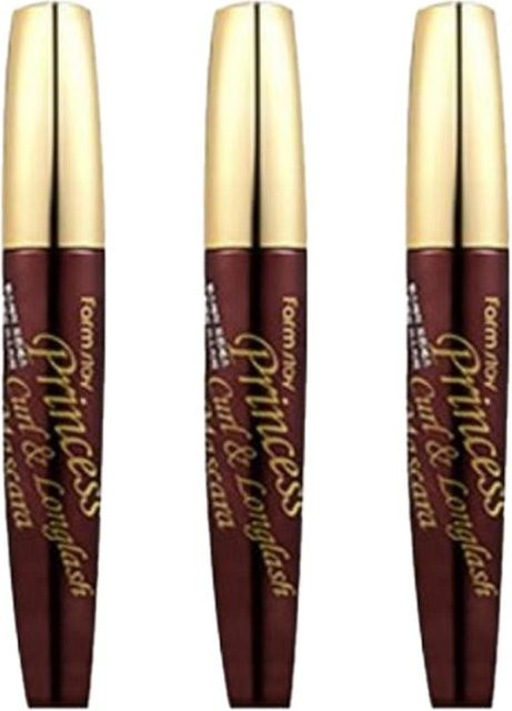 FARM STAY Princess Curl & Longlash Mascara, schwarz, 3 Stück, 12g - Bild 1