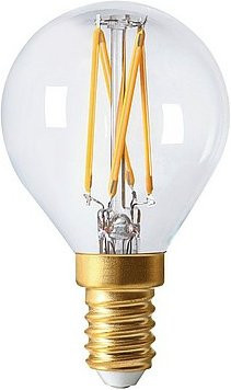 ELECT LED Filament Lichtquelle E14 Warmweiß Transparent Dimmbar - Bild 1