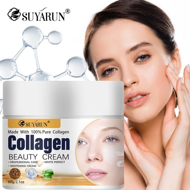 SUYARUN Kollagen-Gesichtscreme mit Hyaluronsäure, Normale Haut, Unisex - Bild 1