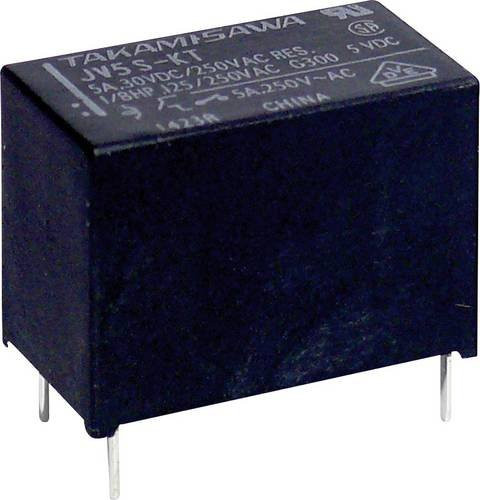 Takamisawa JV-24S-KT Printrelais 24 V/DC 5A 1 Schließer in Schwarz - Bild 1