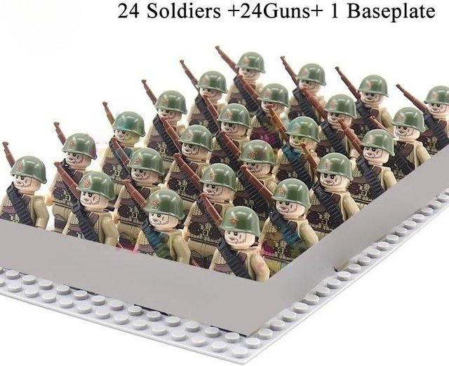 Soldaten Actionfiguren, 24-teiliges Set, ab 14 Jahren - Bild 1