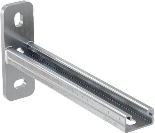 Fischer Auslegerkonsole aus verzinktem Stahl in Silber, Länge: 300 mm - Bild 1
