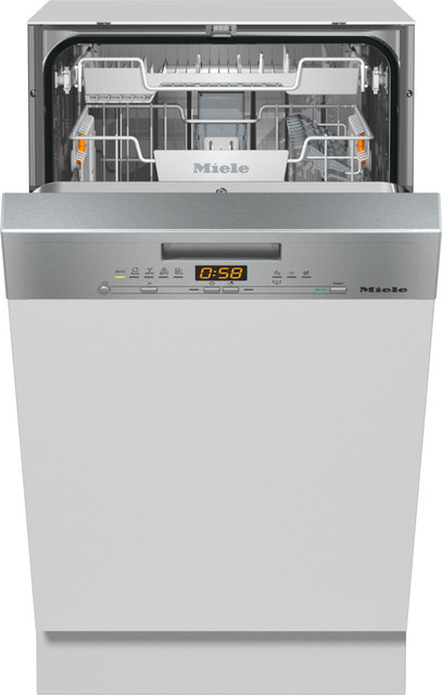 Miele Geschirrspüler G 5540 SCi SL Active Edelstahl CleanSteel integrierbar 45 cm silber - Bild 1