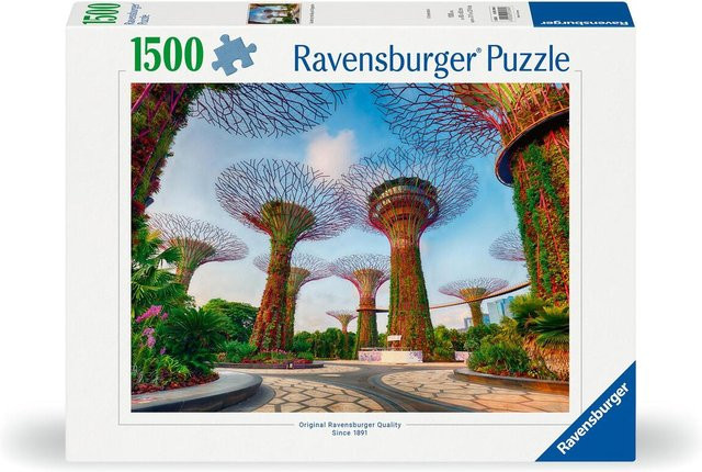 Ravensburger Gardens by the Bay in Singapur, Puzzle, 1.500 Teile - Bild 1
