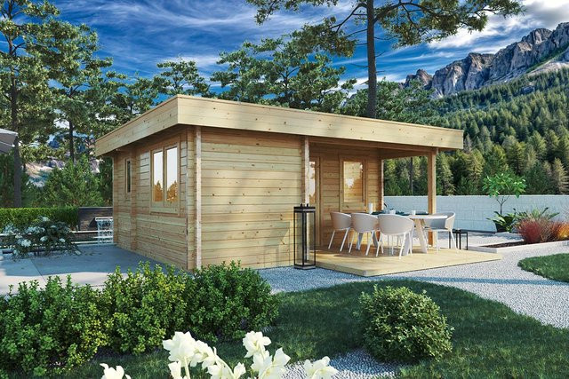 Holzhaus-Bausatz Oscar Gartenhaus aus Holz B/T: 6 x 5 m - Bild 1