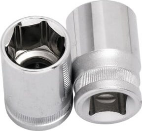 Kraftwerk Stecknuss 1/2 Zoll 10 mm aus Chrom-Vanadium in Silber - Bild 1