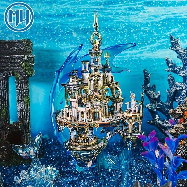MU Atlantis 3D-Metallpuzzle, Fantasy, Bunt / Mehrfarbig - Bild 1