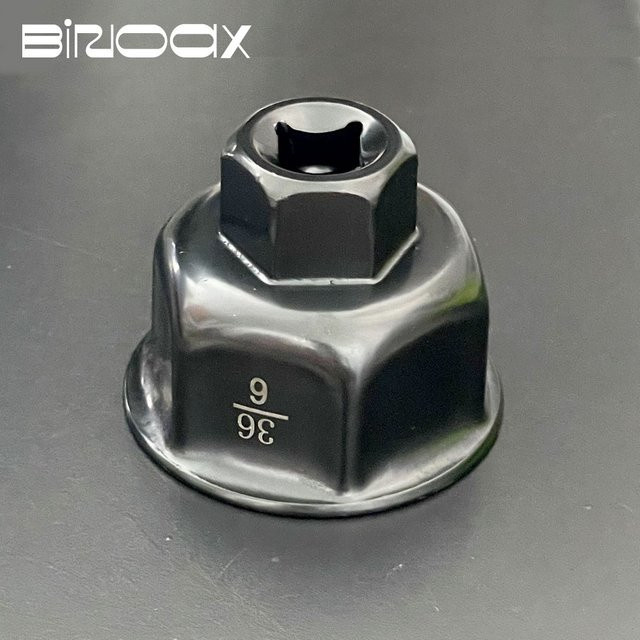 Binoax Ölfilter-Steckschlüssel Set in Schwarz mit 27mm, 32mm und 36mm für BMW, Audi und VW - Bild 1