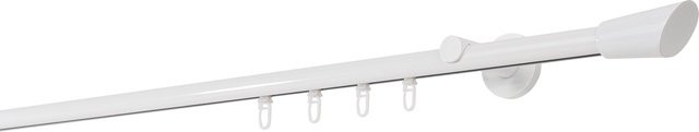 ONDECO Profil Wandträger 1-läufig in Weiß, Länge: 240 cm, Durchmesser: 20 mm, Wandträger: 6,5 cm - Bild 1
