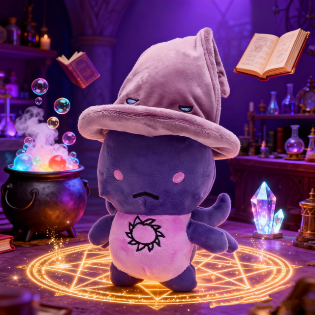 BOOKFONG Kawaii Forsaken Azuretime Plüsch Puppe, Blau, Lila - Bild 1