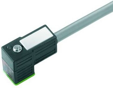 Weidmüller Sensor-Aktor-Steckverbinder M12 konfektioniert, gerade und gewinkelt, schwarz, Kabellänge: 1,50 m - Bild 1