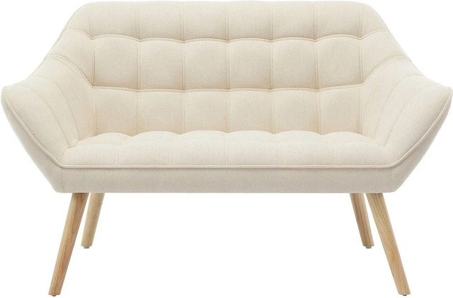 Vente-unique Sofa Caserta Beige Stoff Breite: 127 cm - Bild 1