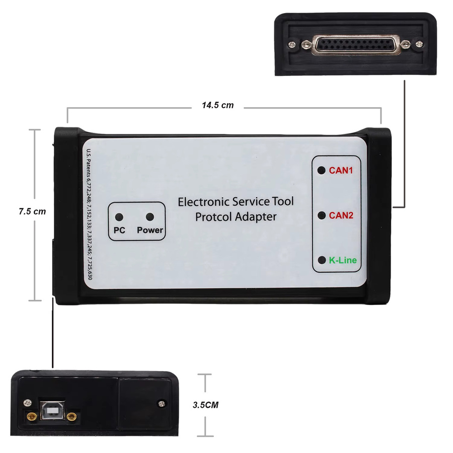 EST Engineering V8.6 OBD-Diagnosetool-Adapter DPA5 für Heavy Duty Truck Scanner - Bild 2