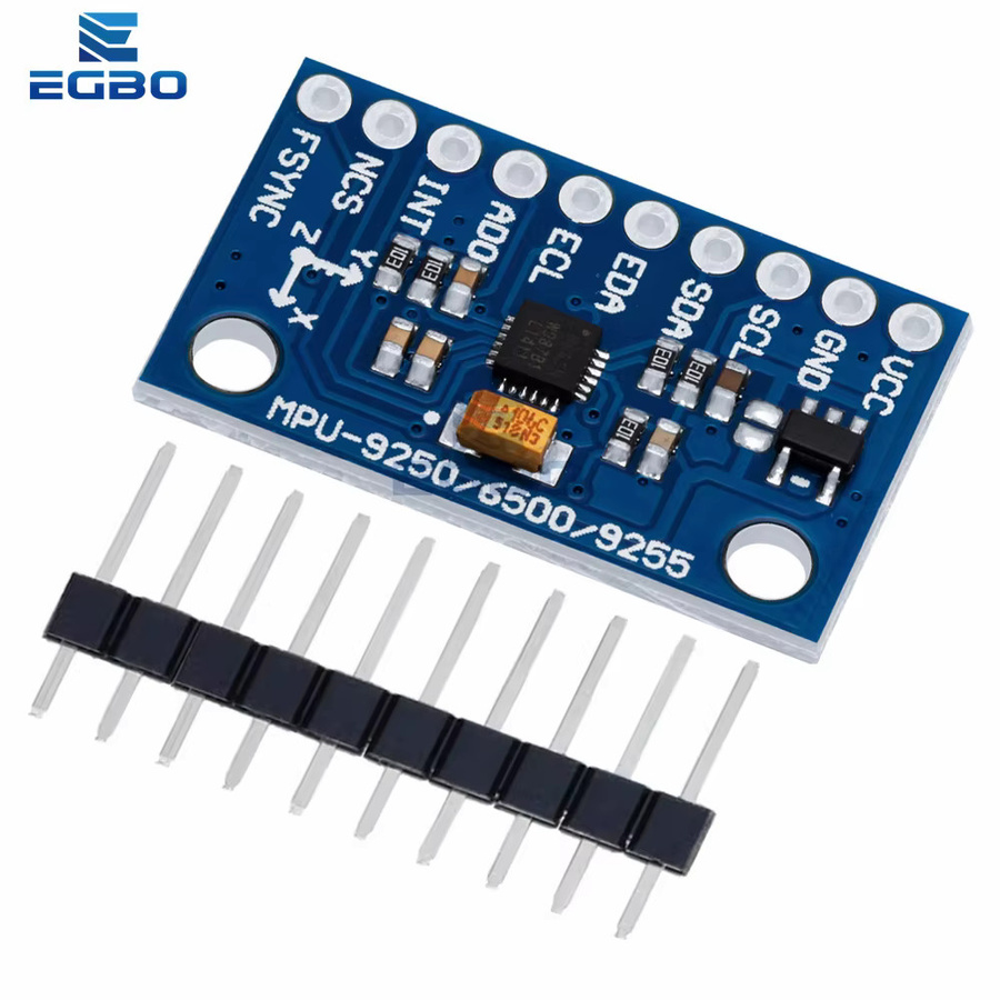EGBO GY-6500 MPU6500 6-Achsen Gyroskop und Beschleunigungsmesser Sensor Modul in Blau für Arduino mit IIC I2C SPI Schnittstellen - Bild 4