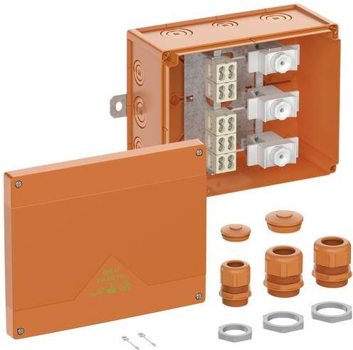 Spelsberg Abzweigkasten 2er-Set in Orange aus Kunststoff - Bild 1