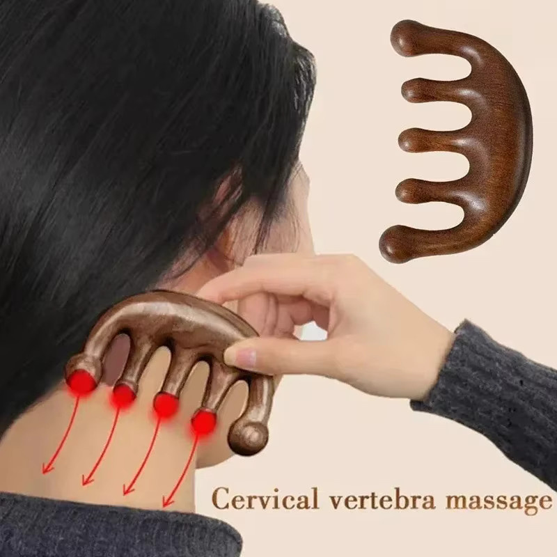 RUZOFO Massage-Kamm Kopfhaut-Ölmassagegerät, Unisex - Bild 4