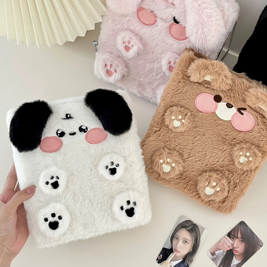 Kawaii Plüsch Hund Kpop Binder A6 Fotokartenhalter und Fotoalbum in Multicolour - Bild 2