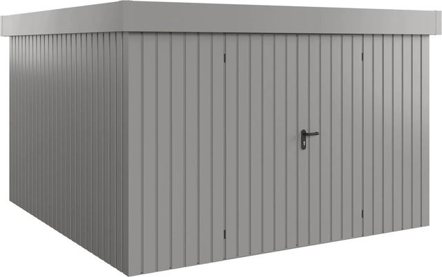 Hörmann EcoStar Gerätehaus Euroline Flachdach 2-flügelig Graualuminium B/T: 333 x 325 cm - Bild 1