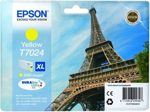 Epson Druckerpatrone C13T70244010 XL Gelb - Bild 1