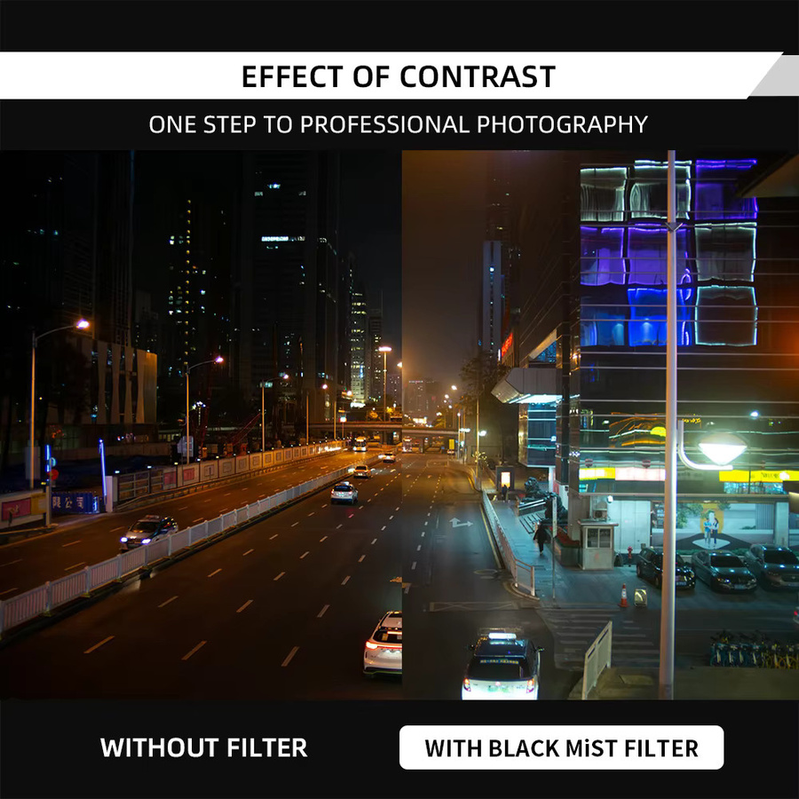 7artisans Black Mist Diffusion Kameraobjektivfilter für Video und Porträtfotografie in Schwarz - Bild 2