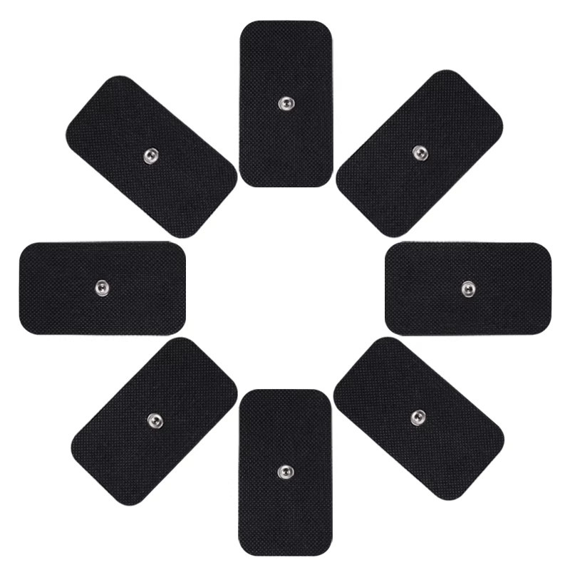 Yinhang Elektrodenpads für EMS Akupunktur Massagegerät, 10 Stück, Weiß Schwarz - Bild 3