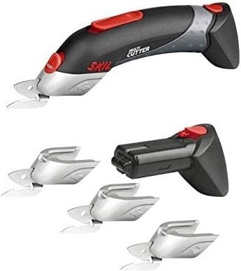 Skil Akku Multi-Cutter 2900 AJ Schneidwerkzeug in Schwarz mit 4 Scherenköpfen und 2 Akkus - Bild 1