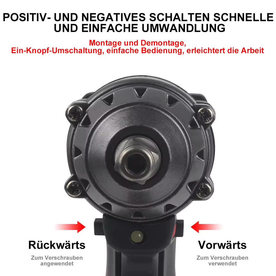 Makita LXT bürstenloser Akku-Schlagschrauber 18V in Schwarz mit 1000Nm Drehmoment - Bild 4