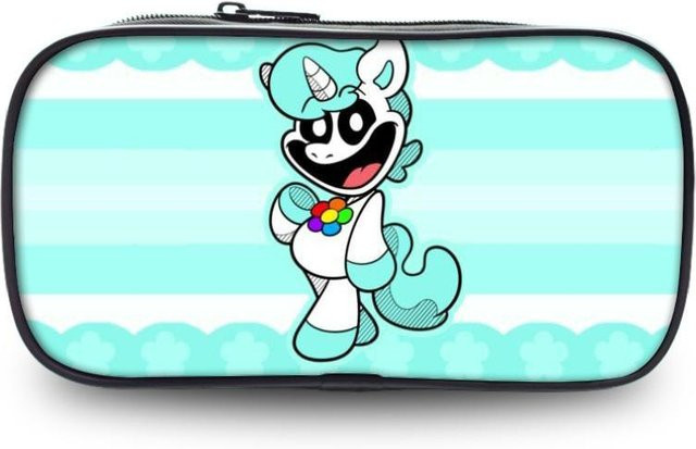 CrimsonCraft Catnap Poppy Playtime Federmäppchen für Schüler in Schwarz und Multicolour mit großem Fassungsvermögen - Bild 1